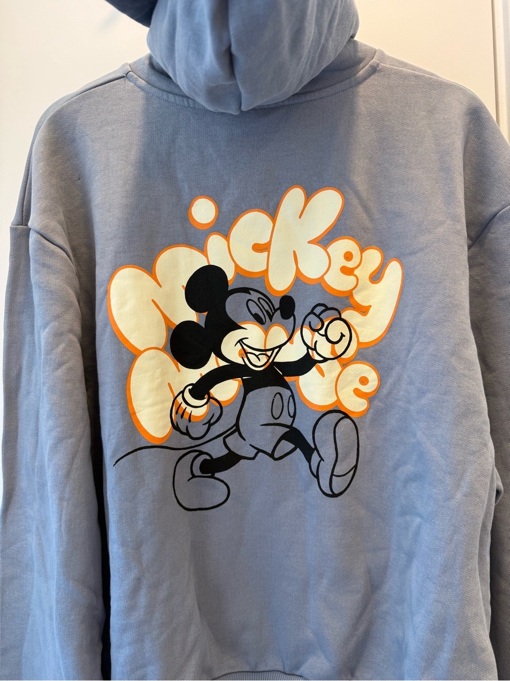 ASOS Light Blue Mickey Mouse Graphic Crewneck Sweatshirt